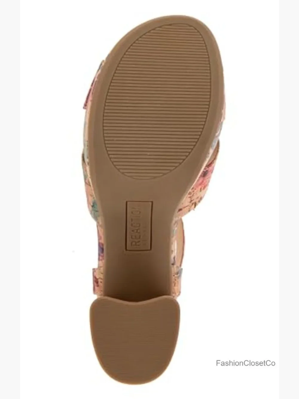 Platform Sandals with Block Heel and Ankle Strap